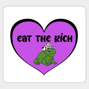 eat the rich Sticker